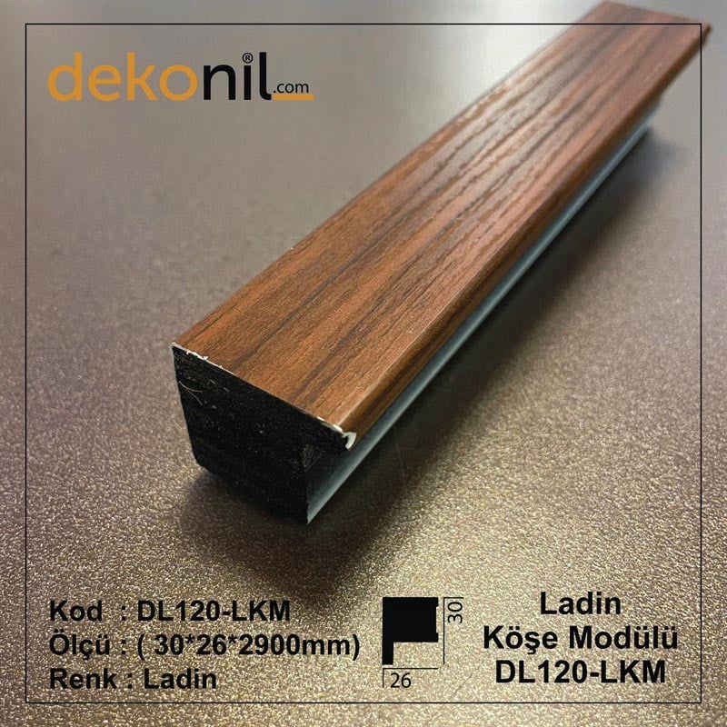 وحدة زاوية من خشب التنوب 3 سم