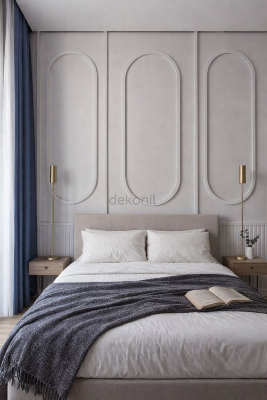 Lumi Pinterest Mdf Oval Duvar Çıtası 96*196cm