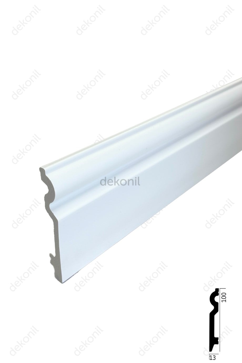 Lux Boyanabilir Süpürgelik 10cm
