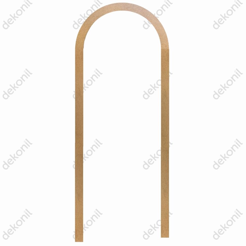 MDF Oval Duvar Çıtası 96*248 cm