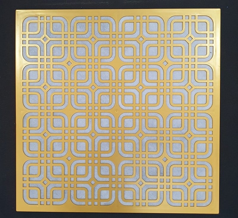 Moderna Altın Pvc Tavan Paneli 60*60 cm