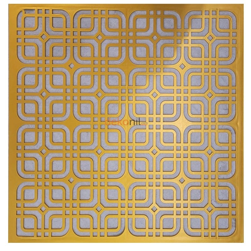 Moderna Altın Pvc Tavan Paneli 60*60 cm