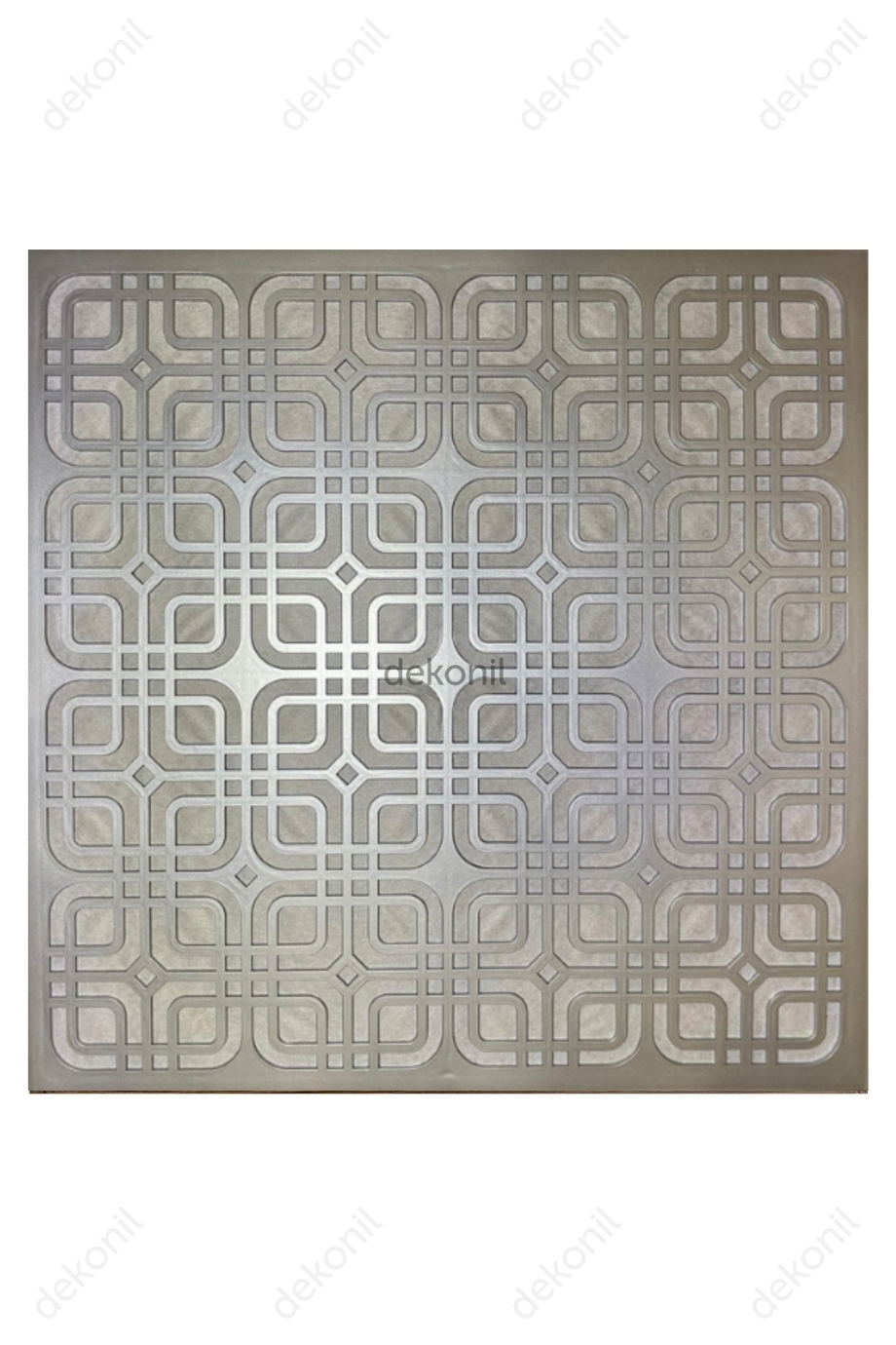 Moderna Gümüş Pvc Tavan Paneli 60*60 cm