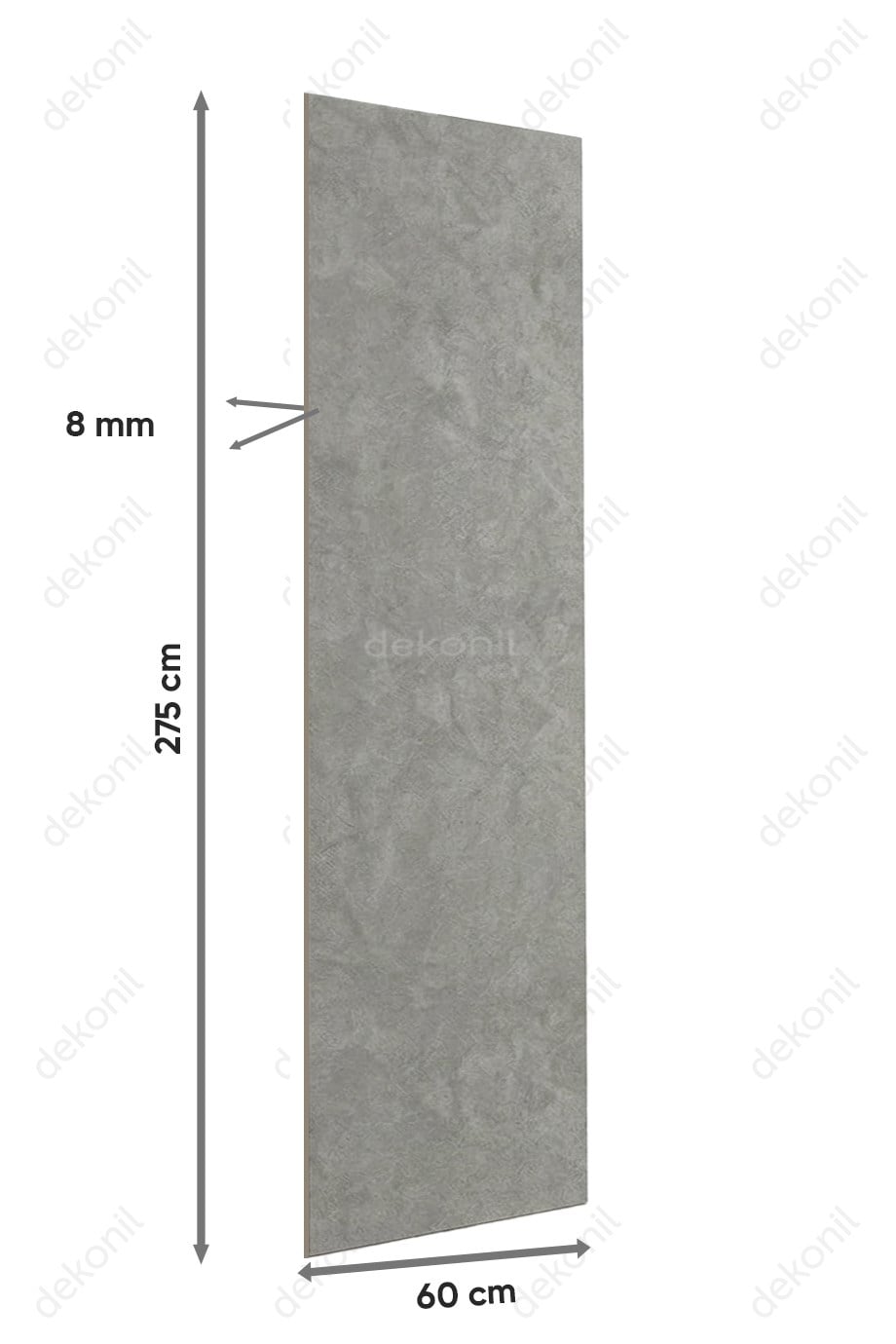 Moon Stone MDF Duvar Paneli 60*275 cm