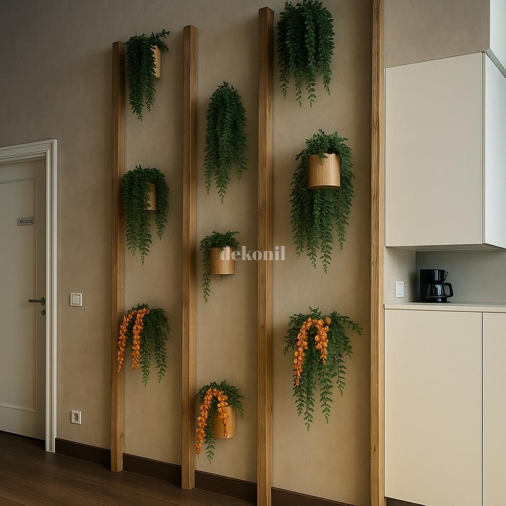 Natural Çam Seperatör Duvar Bölme Profili 5*5*280cm