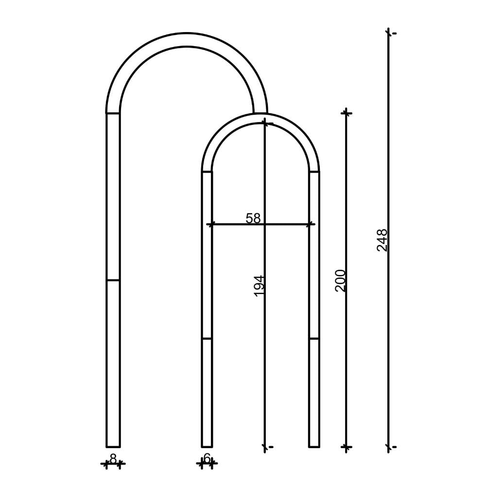 Nova Dekoratif MDF Oval Duvar Paneli Seti 114*248 cm
