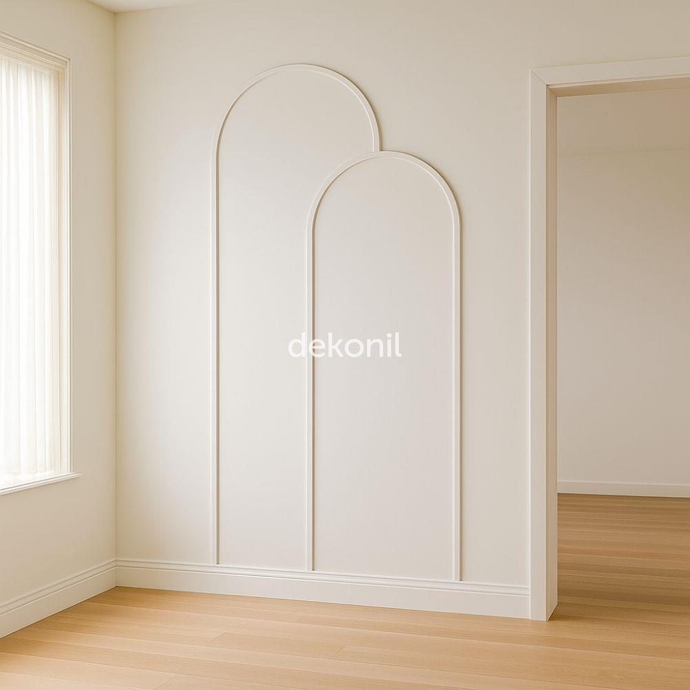 Nova Dekoratif MDF Oval Duvar Paneli Seti 102*235 cm