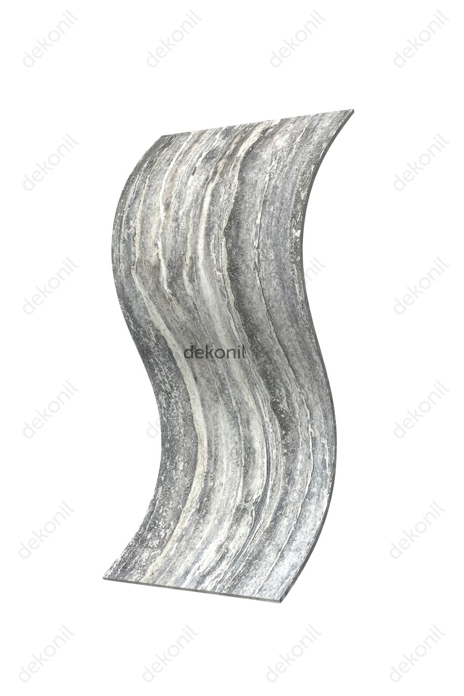 Ocean Gri Travertine Flex Stone İnce Esnek Doğal Taş Panel 60*120 cm