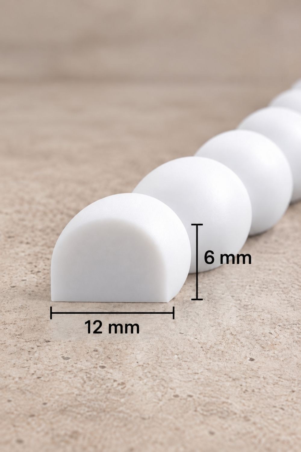 Oval Boyanabilir Esnek Duvar Çıtası 1,2*100*0,6cm