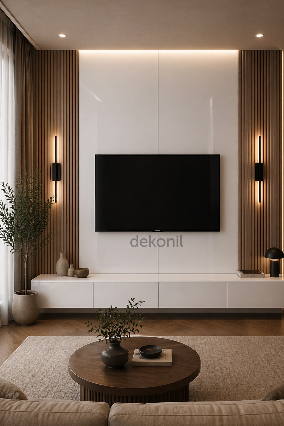 Parlak Beyaz Foam Board Duvar Paneli 122×244 cm
