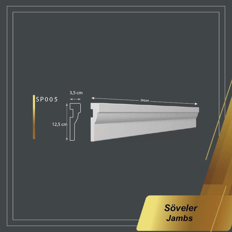 Poliüretan Boyanabilir Söve