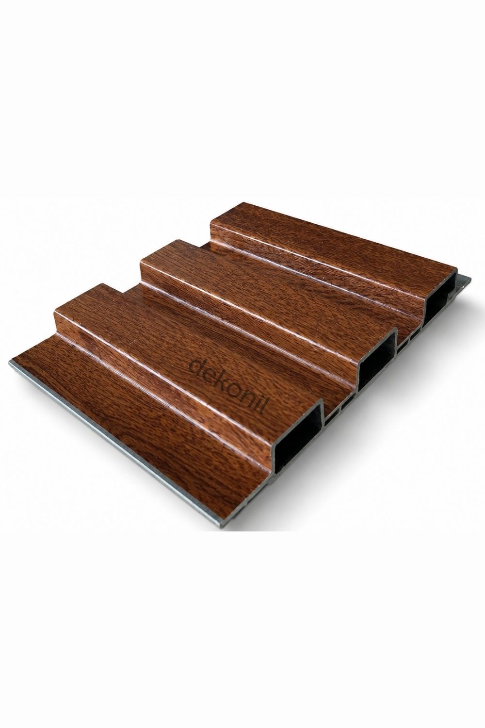 PVC Akçaağaç Triple Dış Cephe Lambri Kaplaması 19 cm