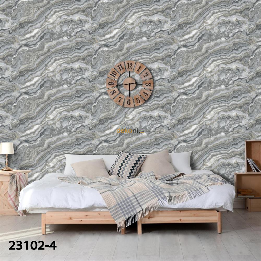 Adawall Roka Mermer Desenli Duvar Kağıdı 23102-4