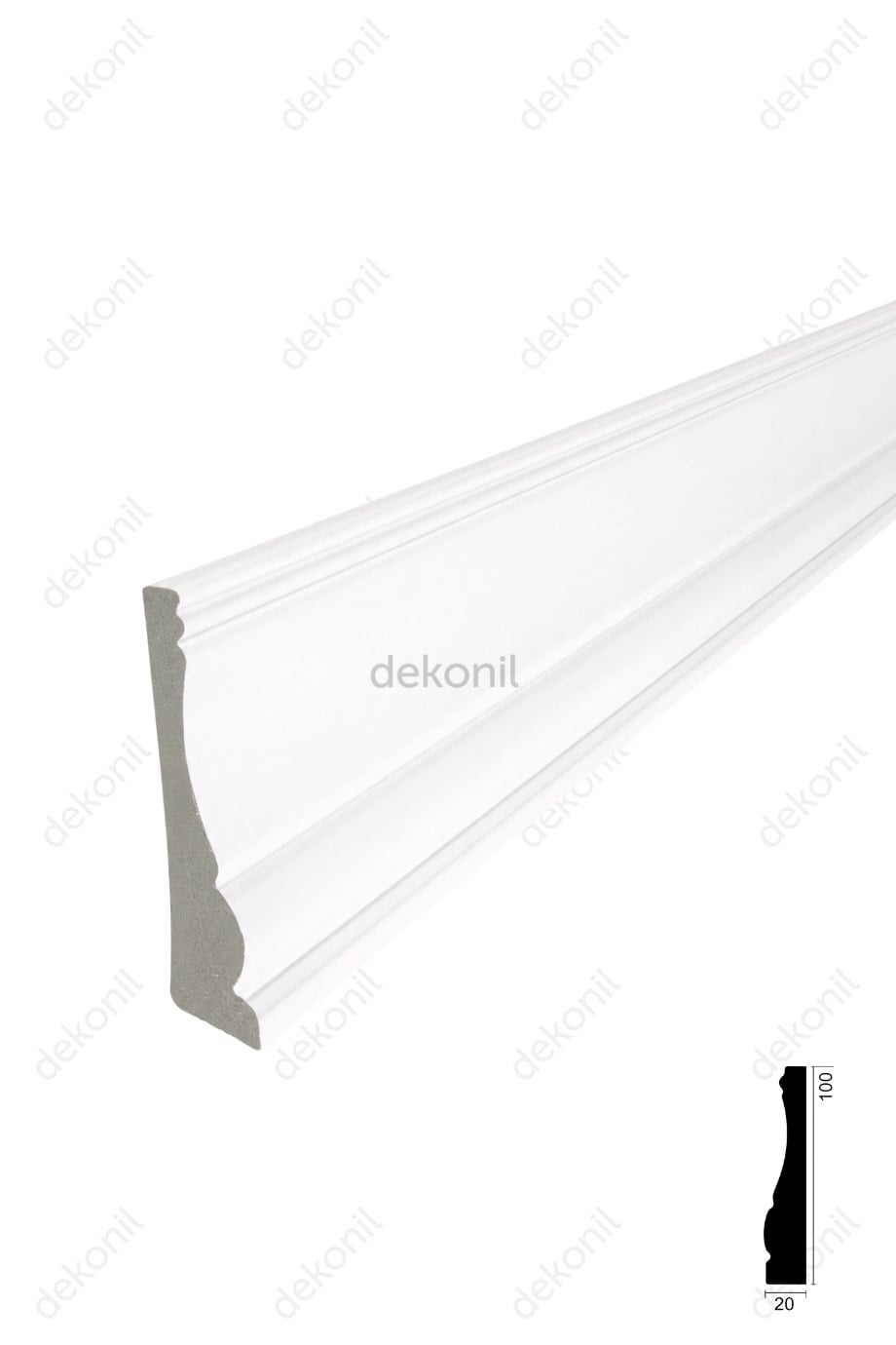 Roma Boyanabilir Süpürgelik 10cm