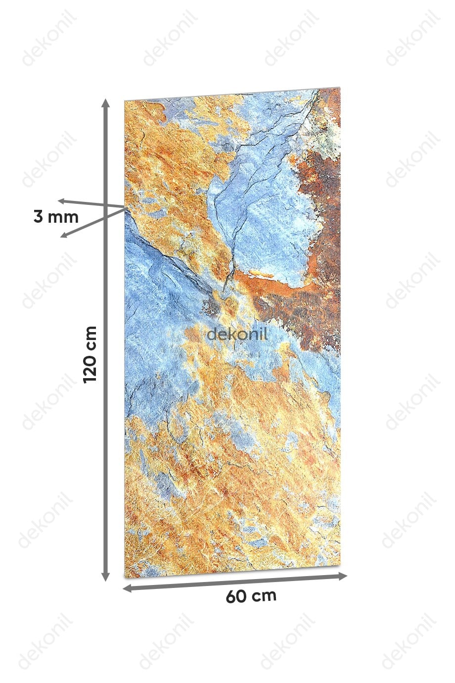 Rusty Doğaltaş Flex Stone İnce Esnek Doğal Taş Panel 60*120 cm