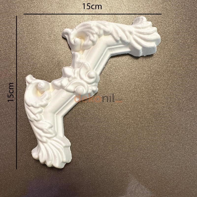 Şah Poliüretan Boyanabilir 2.5cm Çıta Geçmeli Köşe Motifi