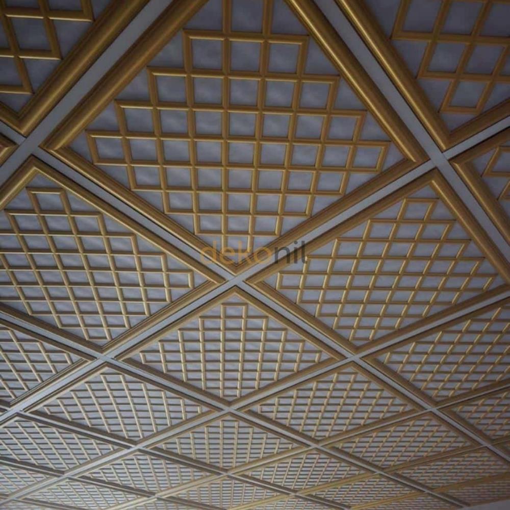 Sakarya Gold PVC Ceiling Panel 60*60 cm
