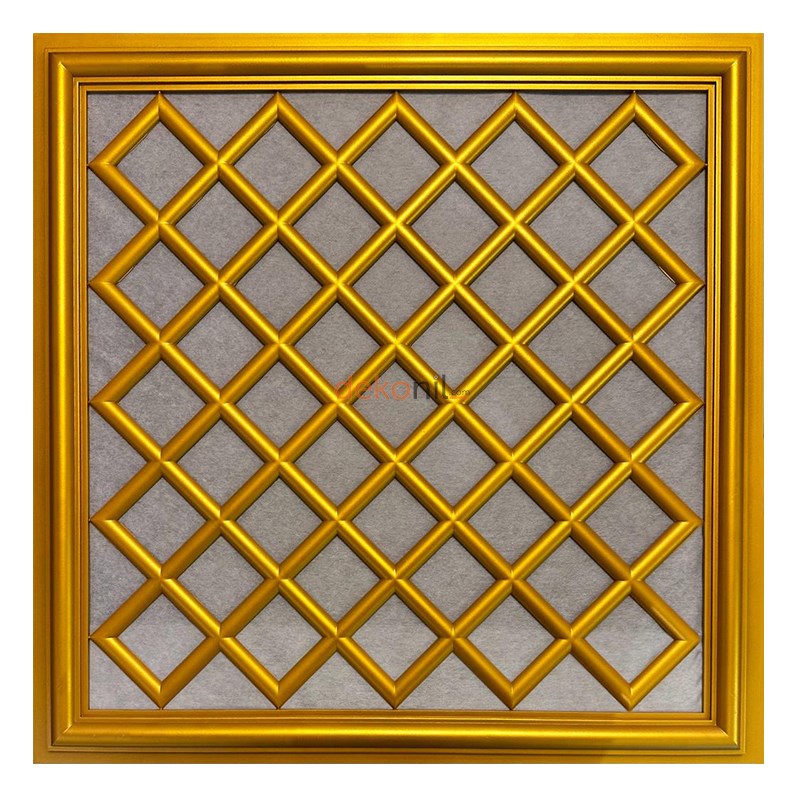 Sakarya Gold PVC Ceiling Panel 60*60 cm