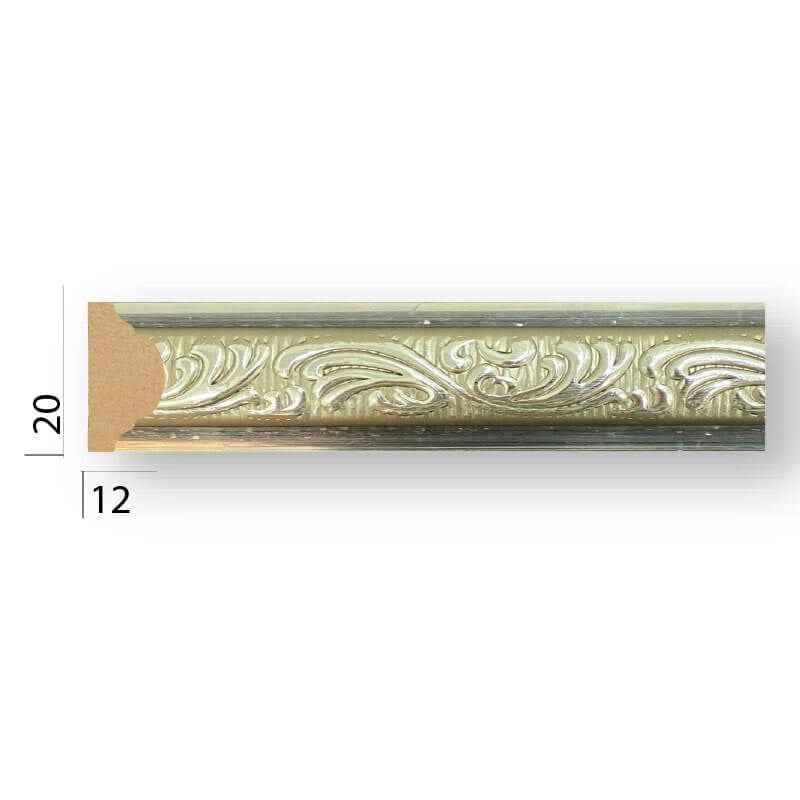Silver Wall and Ceiling Lath 2cm