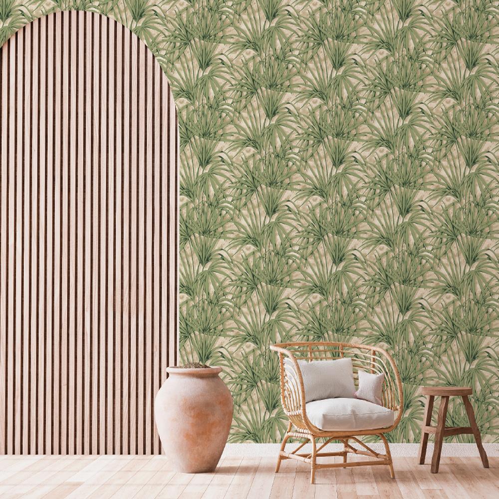 Savanna Paneling Patterned Wallpaper Z77544