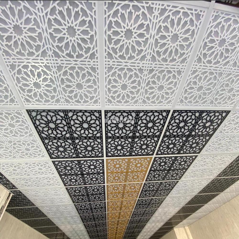 Selçuk Beyaz Pvc Tavan Paneli 60*60 cm