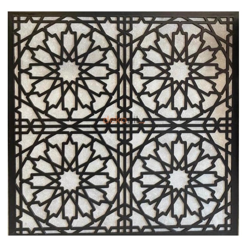 Selçuk Siyah Pvc Tavan Paneli 60*60 cm