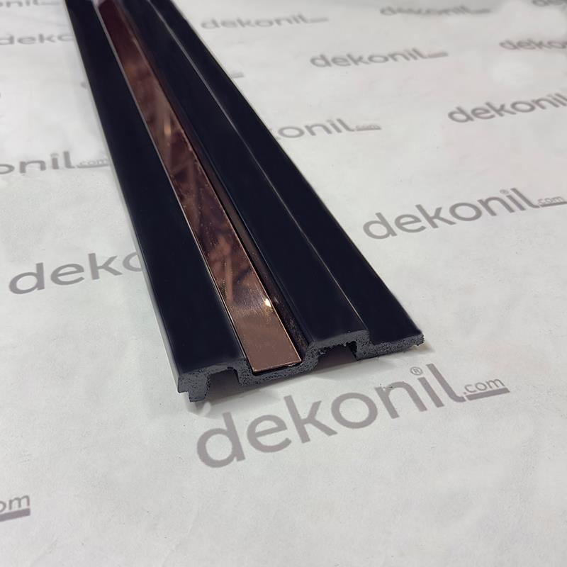 Şerit Pleksi Yapışkanlı Rose Gold Ayna 2,3 cm