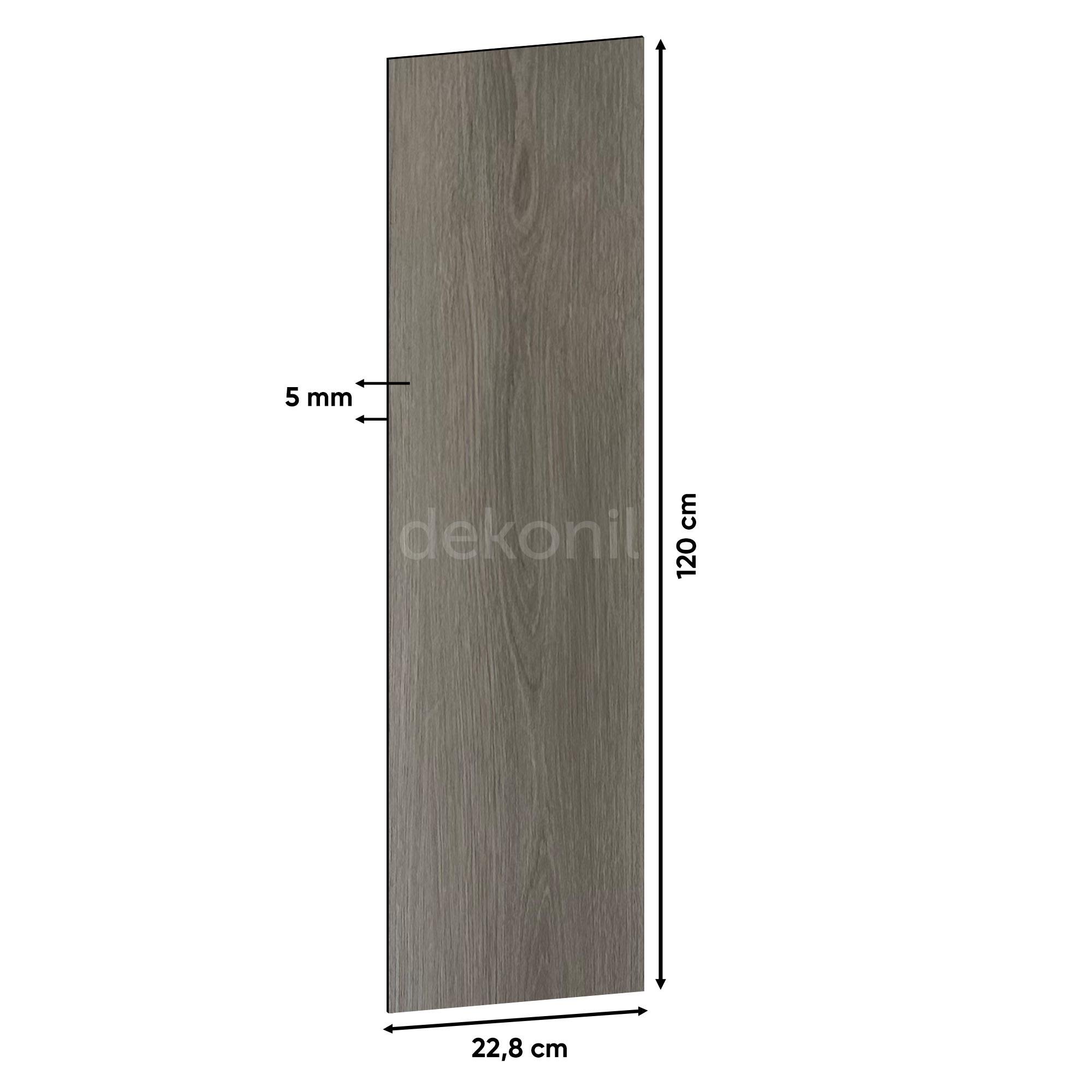 SPC Parke Duman Meşe Desenli – Su Geçirmez Zemin Paneli 22,8*120 cm (Paket: 9 Adet / 2,50 m²)