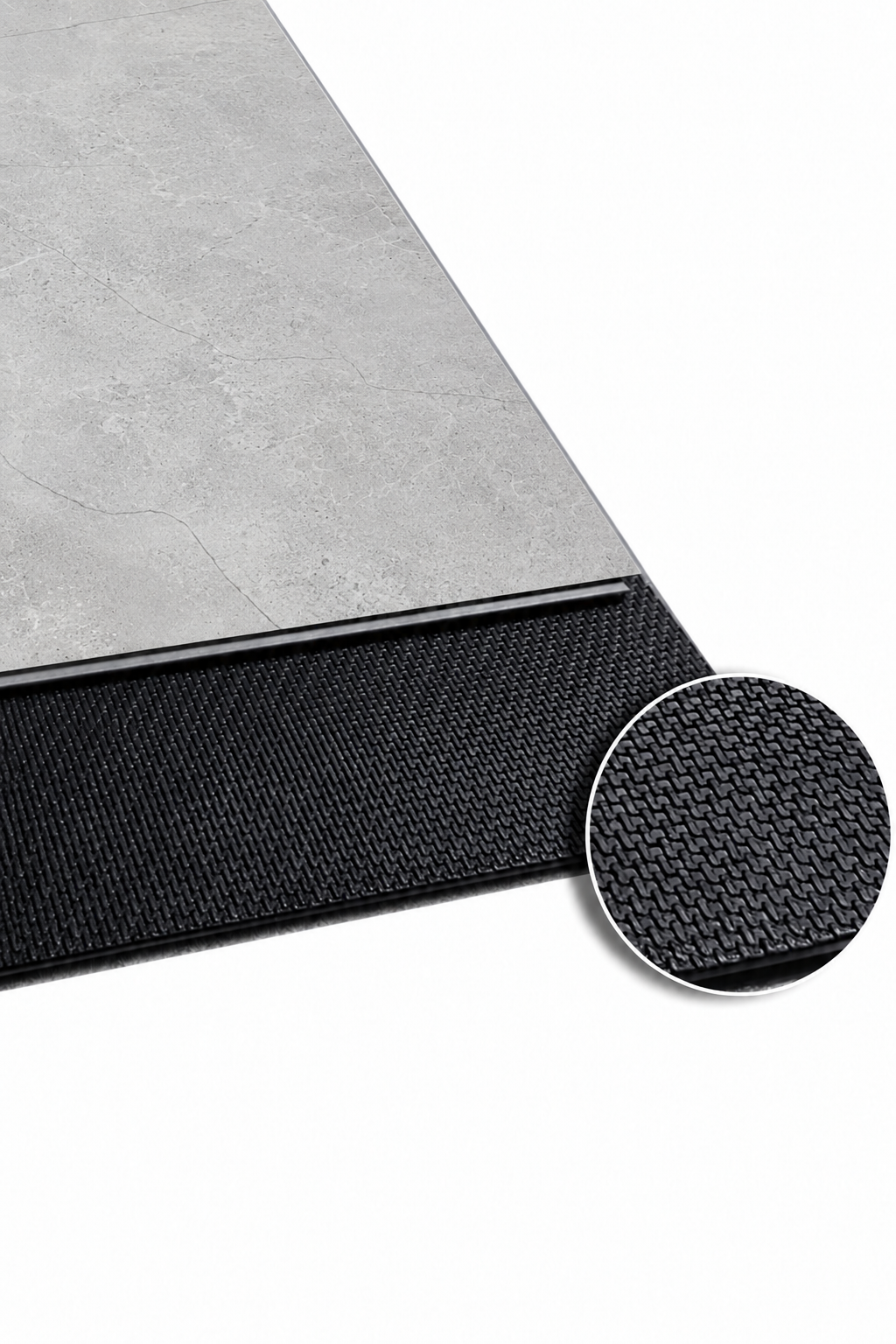 SPC Parke Gri Beton Desenli – Su Geçirmez Zemin Paneli 30,5*120 cm (1 m²)