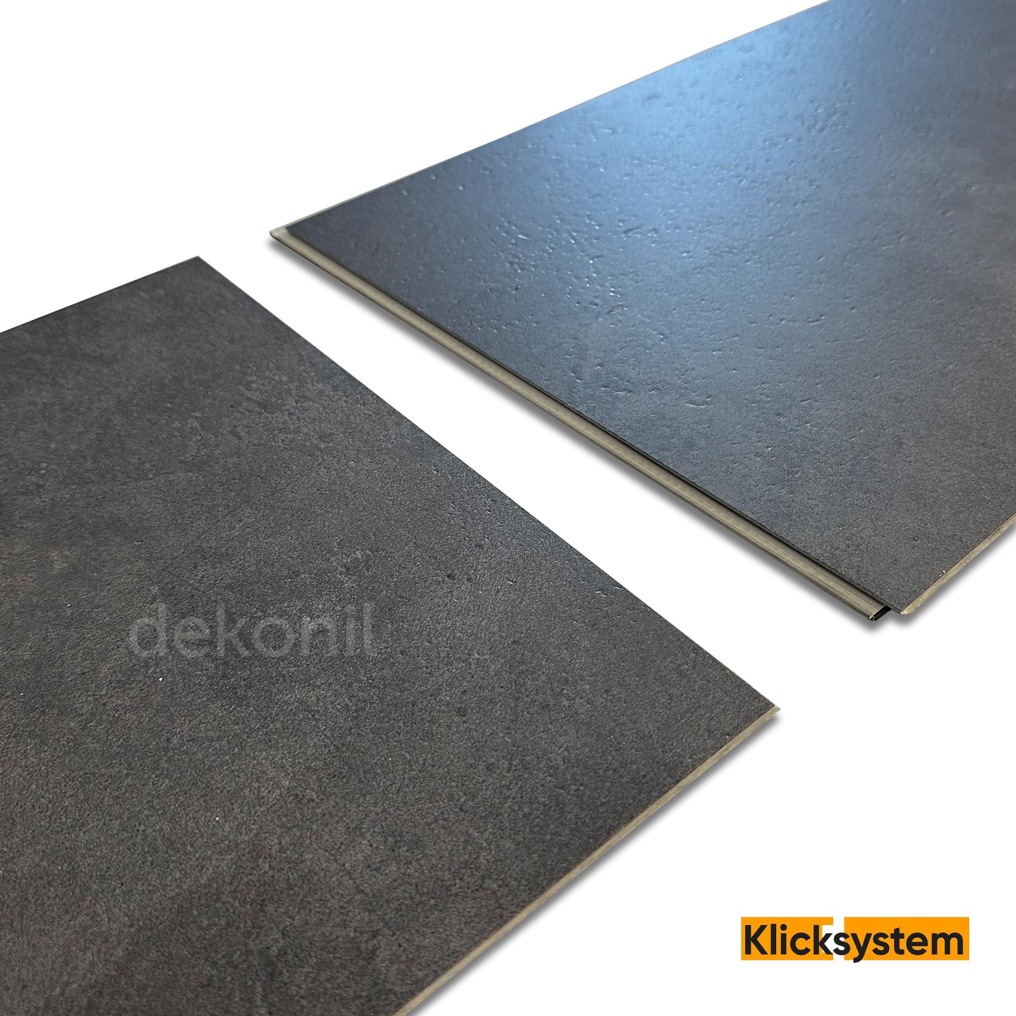 SPC Parke Koyu Gri Beton Desenli – Su Geçirmez Zemin Paneli 30,5*120 cm (Paket: 6 Adet / 2,23 m²)