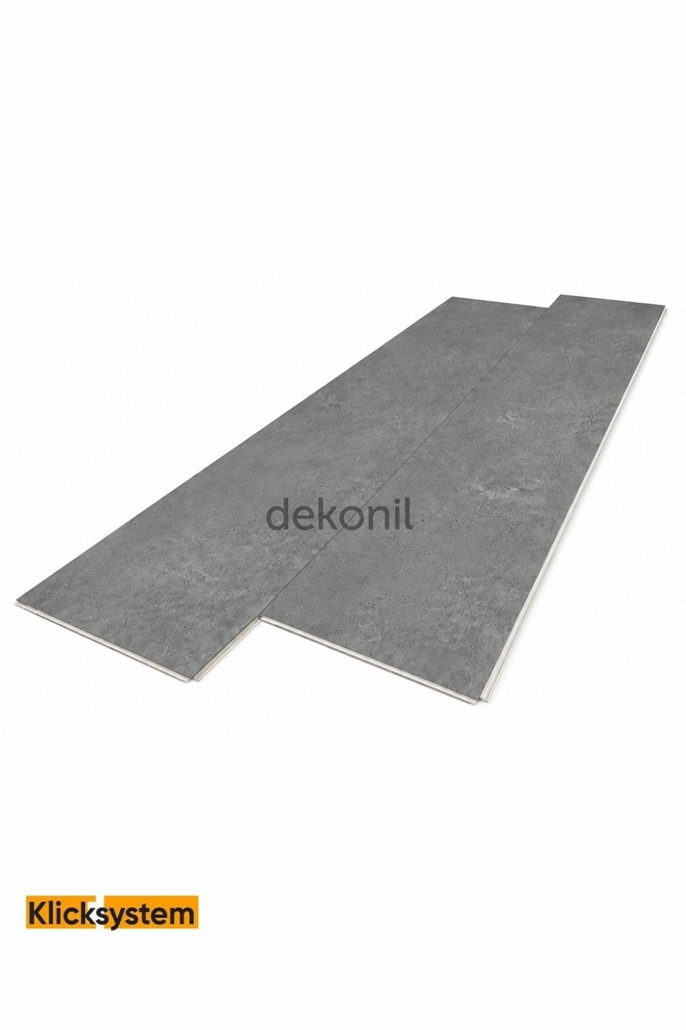 SPC Parke Koyu Gri Beton Desenli – Su Geçirmez Zemin Paneli 30,5*120 cm (1 m²)