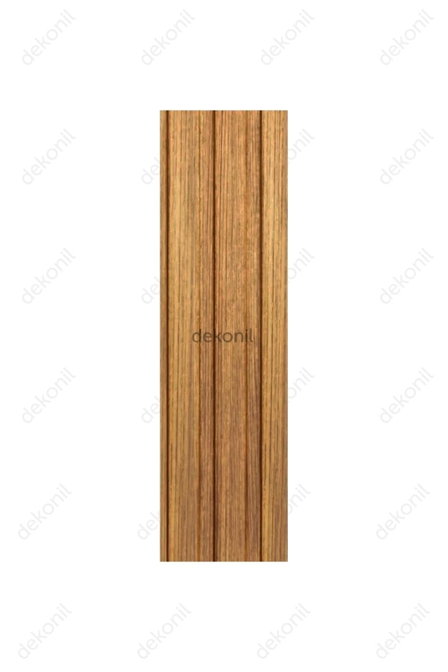 Mdf Lux Teak Duvar Panel Lambri 12 cm