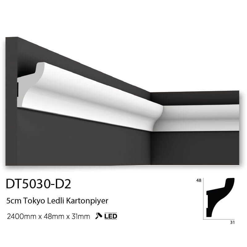 Tokyo Ledli Boyanabilir Kartonpiyer 5cm