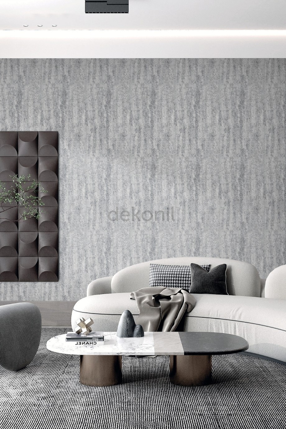 Traverten Desenli Tekstil Duvar Kağıdı CC3003