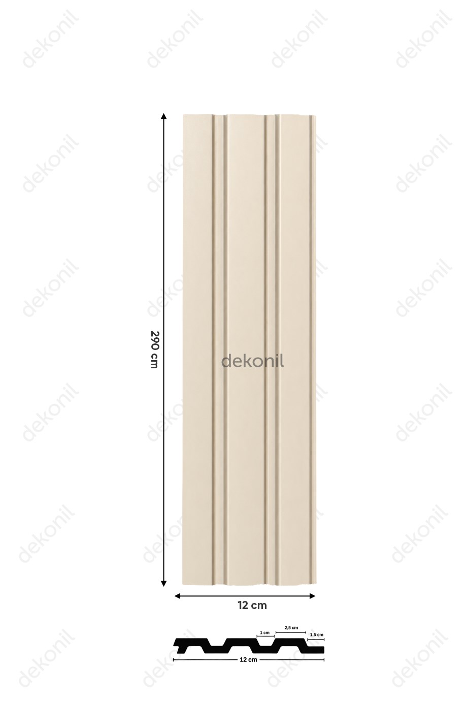 Vizon Duvar ve Tavan Lambri 11,5cm