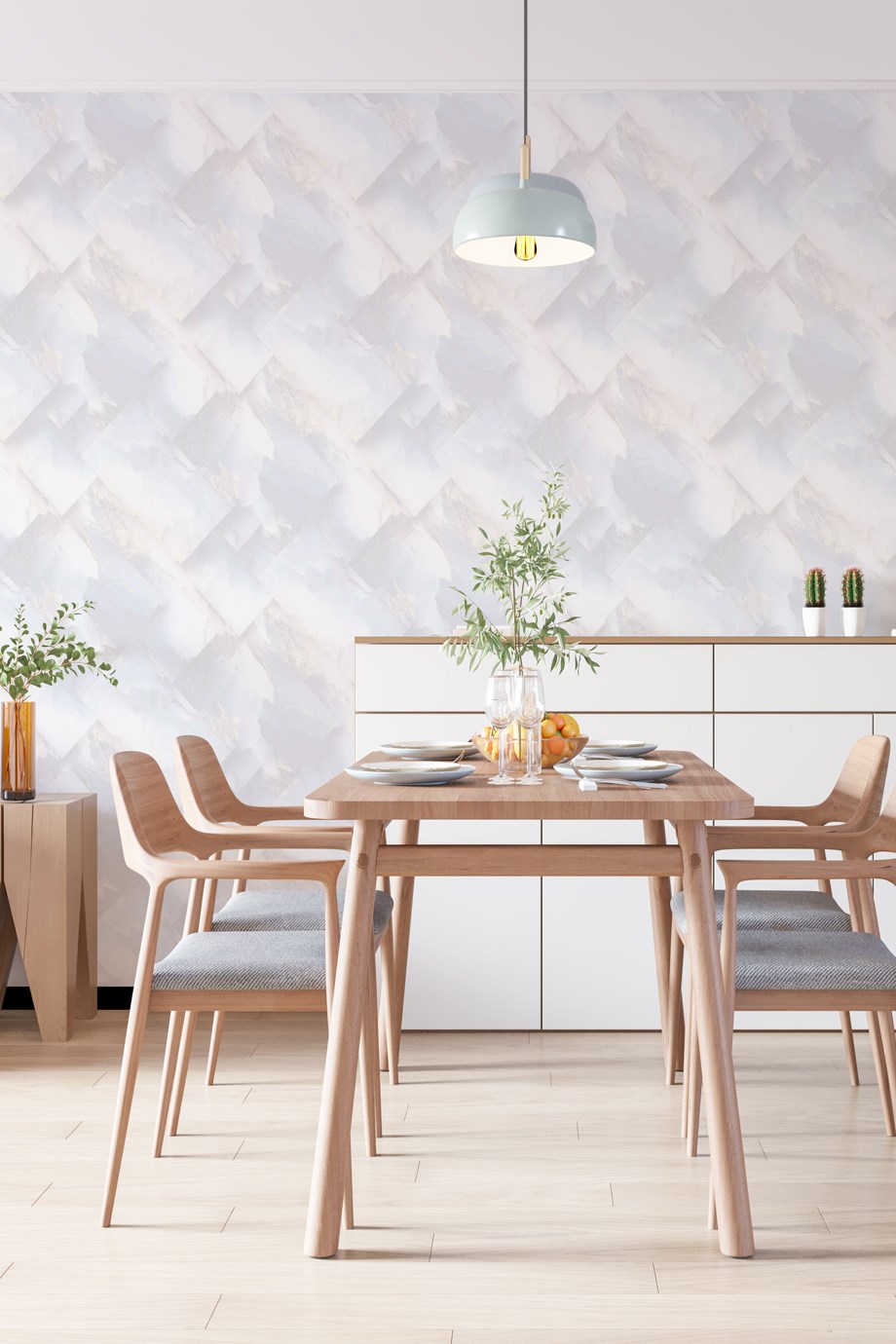 Wallsense Italy Geometrik Desenli Duvar Kağıdı 16 m² W556