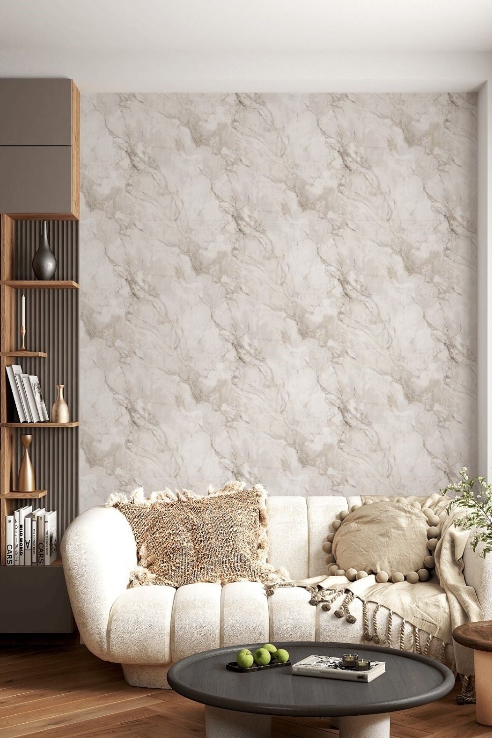 Wallsense Italy Mermer Desenli Duvar Kağıdı 16 m² W375