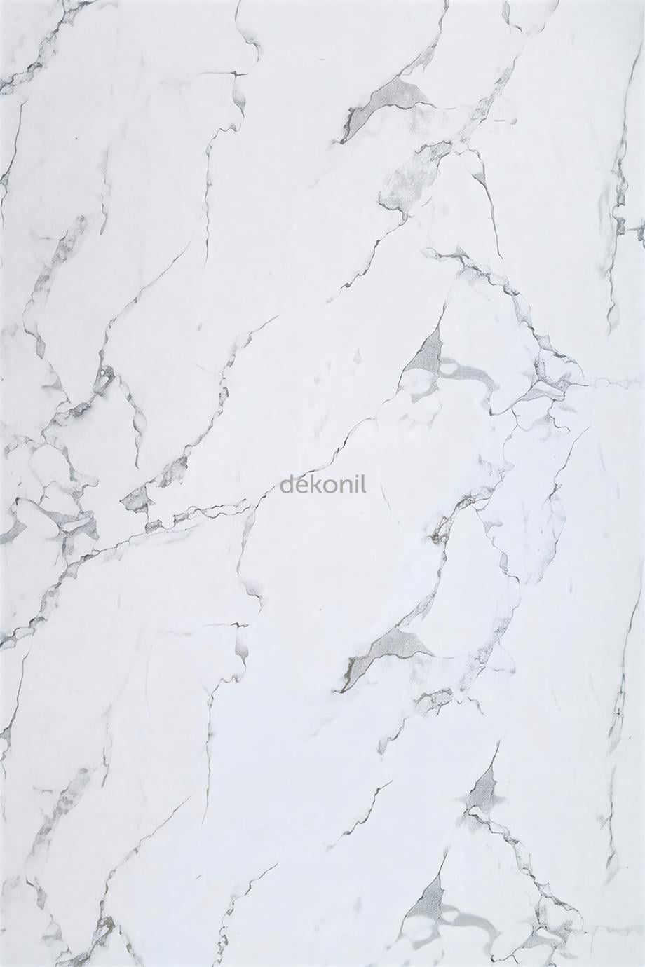 White Marble Patterned PVC Wall Panel 122*244cm