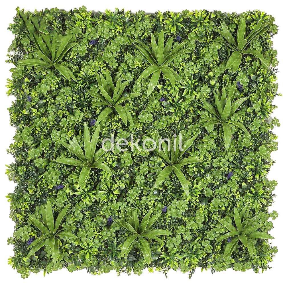 Yapay Bitki & Çiçek Dikey Bahçe Paneli 100*100 cm 1010