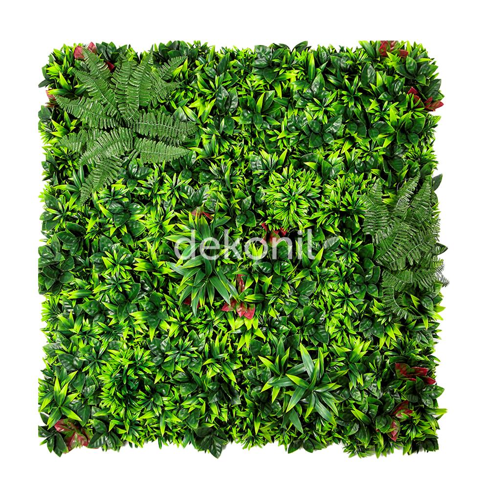 Yapay Bitki & Çiçek Dikey Bahçe Paneli 100*100 cm 1003