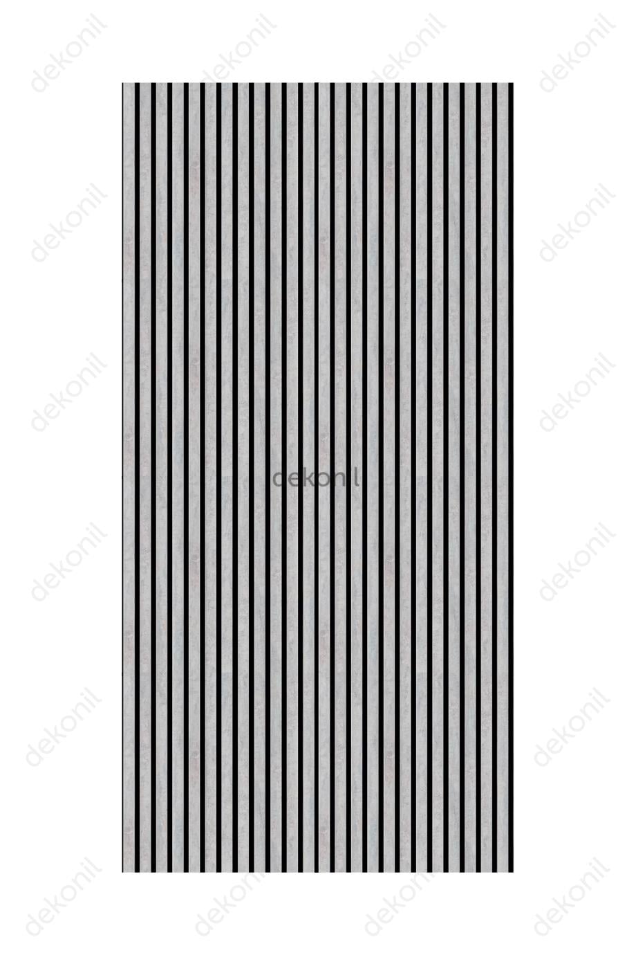Yeni Nesil Lambri Duvar Paneli Beyaz Gri 100*275 cm
