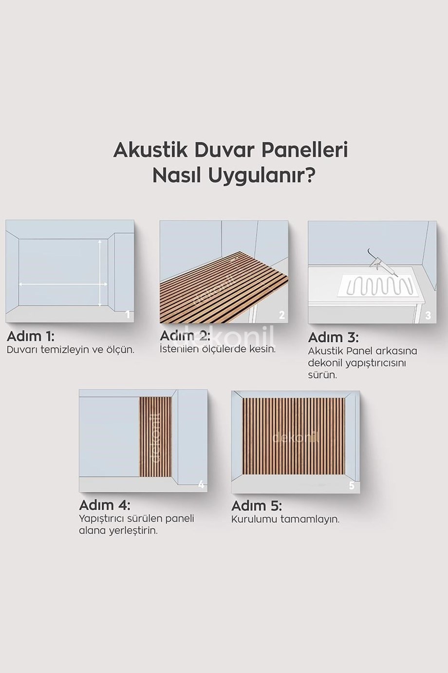 Yeni Nesil Lambri Duvar Paneli Ceviz 100*275 cm