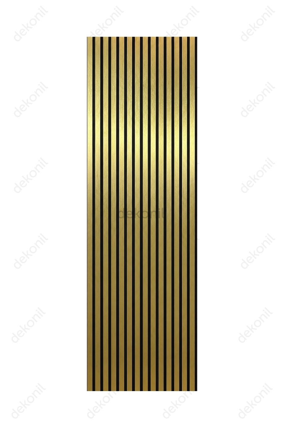 Yeni Nesil Lambri Duvar Paneli Gold 60*275 cm