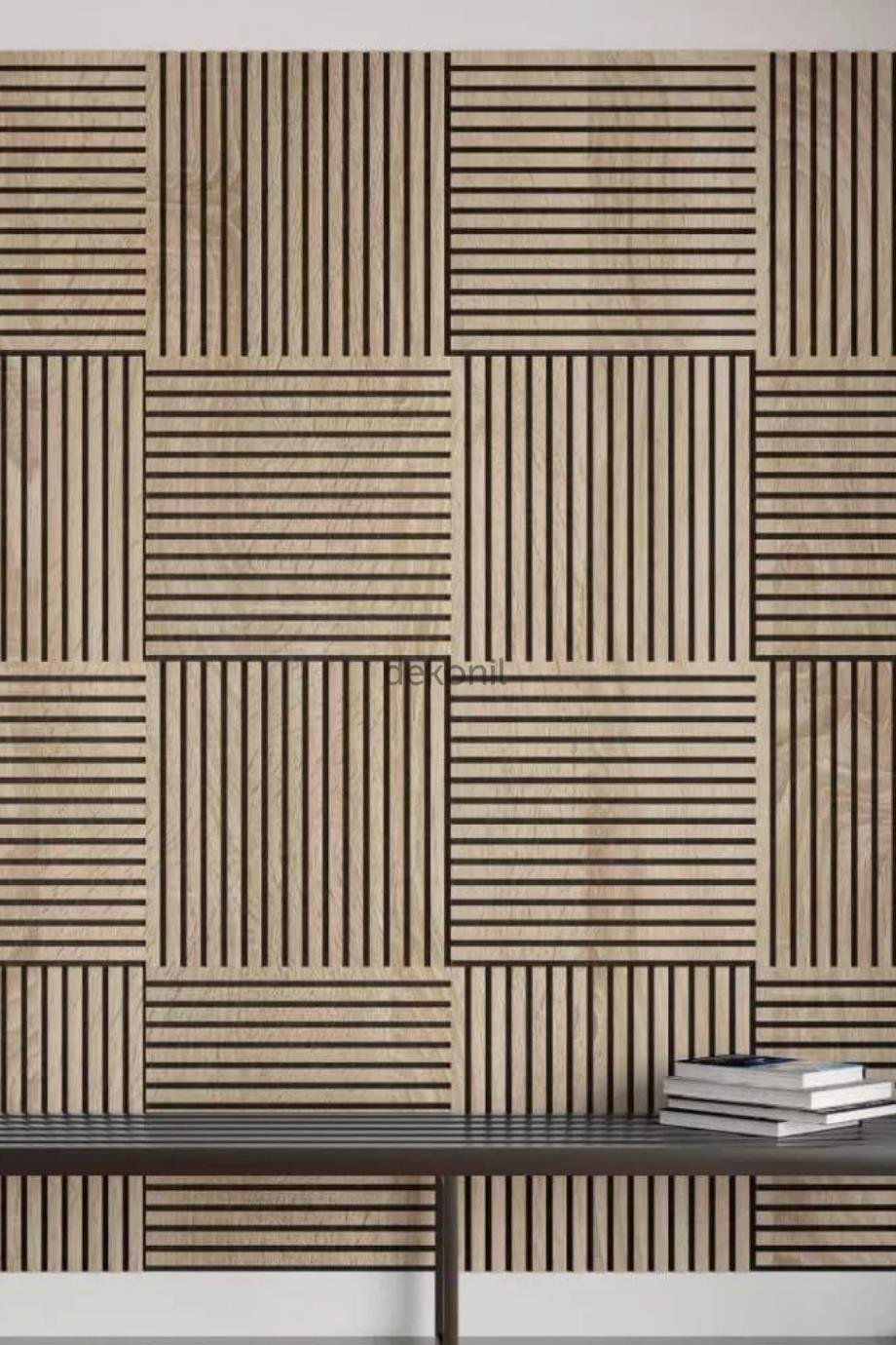 Yeni Nesil Lambri Duvar Paneli Sonoma 60*60 cm