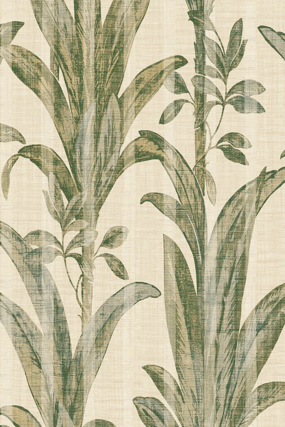 Zambaiti Parati Natural Tropikal Desenli İtalyan Duvar Kağıdı Z48419