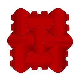 3D Venus Wall Panel Red