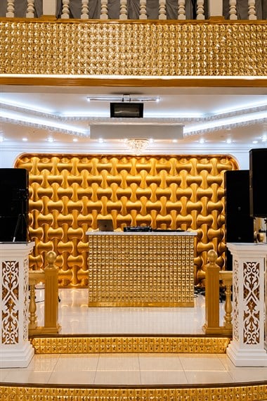 3D Venüs LED Uyumlu Duvar Paneli Gold