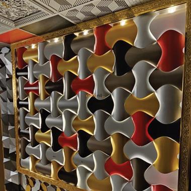 3D Venus Wall Panel Silver