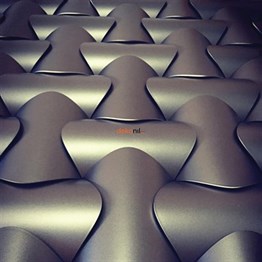 3D Venus Wall Panel Silver