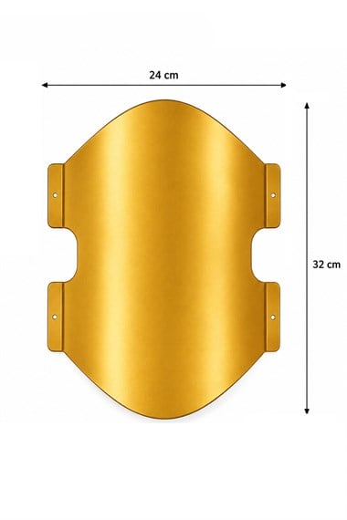 3D Venüs LED Uyumlu Duvar Paneli Gold